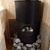 Русская баня на дровах